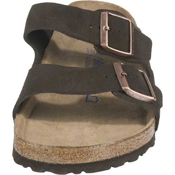 Birkenstock Arizona Weichbettung Veloursleder Pantoletten Normal – Bild 3