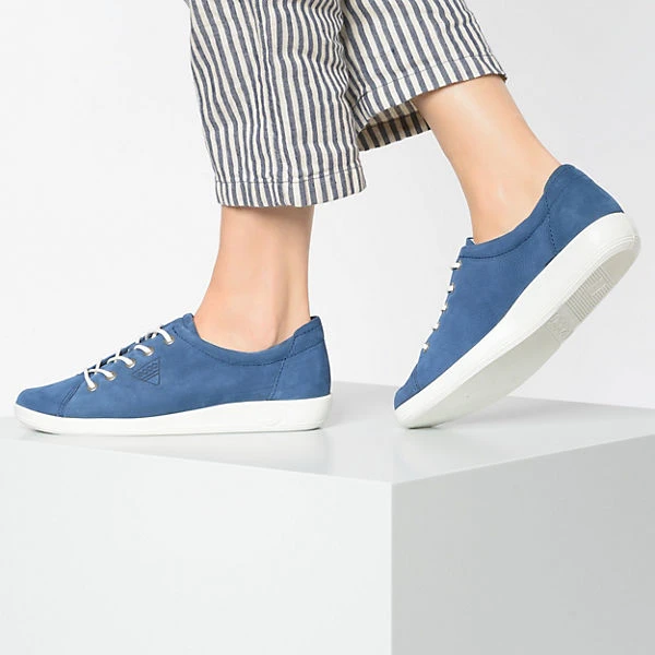 Ecco Soft 2.0 Komfort-Halbschuhe - Blau – Bild 2