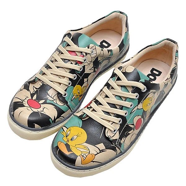 DOGO Sneaker Catch Me If You Can Tweety Sneakers Low - Mehrfarbig – Bild 2