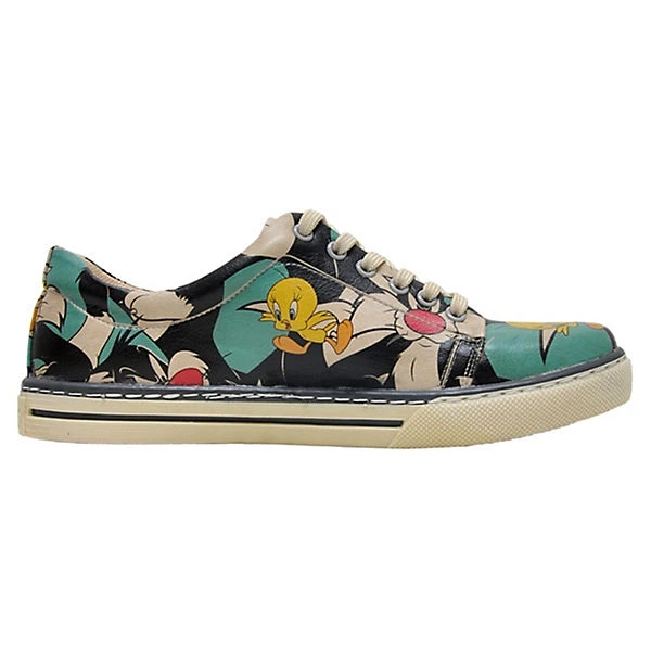 DOGO Sneaker Catch Me If You Can Tweety Sneakers Low - Mehrfarbig – Bild 3
