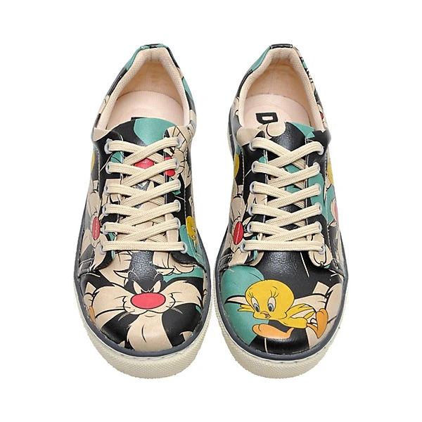 DOGO Sneaker Catch Me If You Can Tweety Sneakers Low - Mehrfarbig – Bild 6