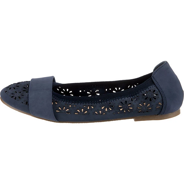 Klassische Ballerinas - Dunkelblau – Bild 3
