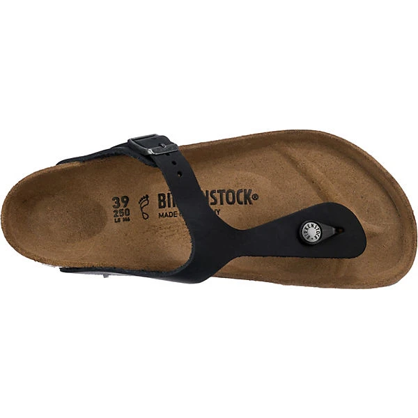 Birkenstock Gizeh Nubukleder Geölt Zehentrenner Normal - Schwarz Modell 1 – Bild 6