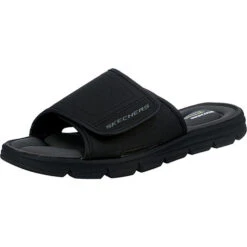 Skechers Wind Swell Komfort-Pantoletten - Schwarz