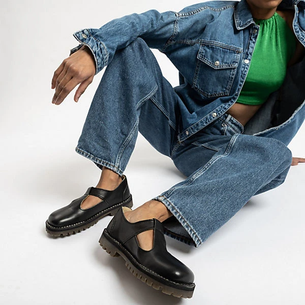 Paula Tr_ew Offene Halbschuhe - Schwarz – Bild 2