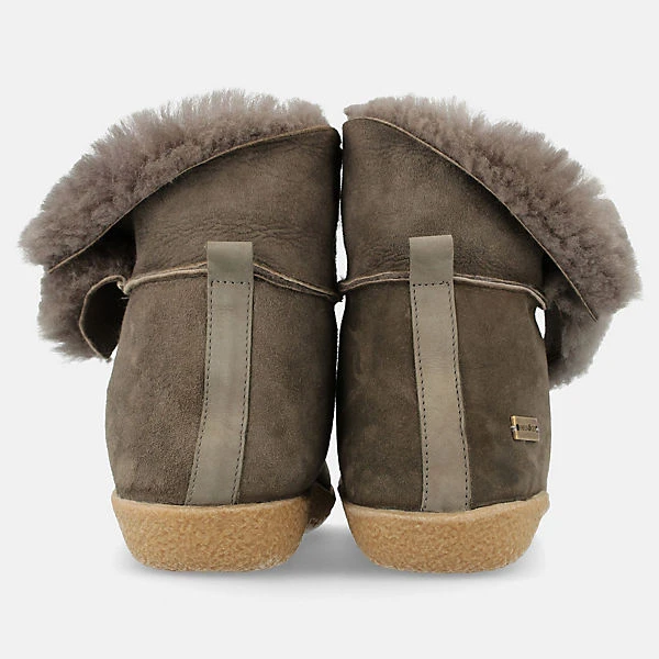 Haflinger Lemmi Lammfell Hausschuhe Stiefel Unisex – Bild 4