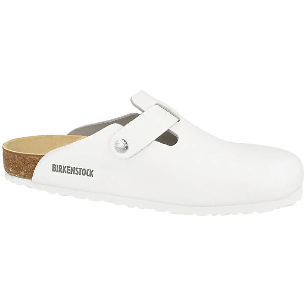 Birkenstock Boston Naturleder Schmal Clogs Unisex Erwachsene Clogs - Weiß – Bild 2